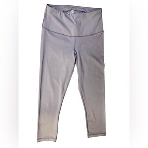 90 Degree by Reflex Mauve Leggings Sz Small High Waist Pocket Purple Yoga Pants